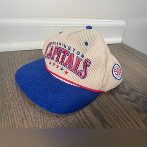 Corduroy Capitals Hat